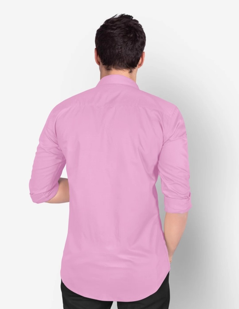 VARANI CREATION Men Solid Formal Pink Shirt - Buy VARANI CREATION Men Solid  Formal Pink Shirt Online at Best Prices in India