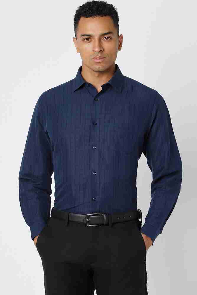 van heusen navy blue shirt