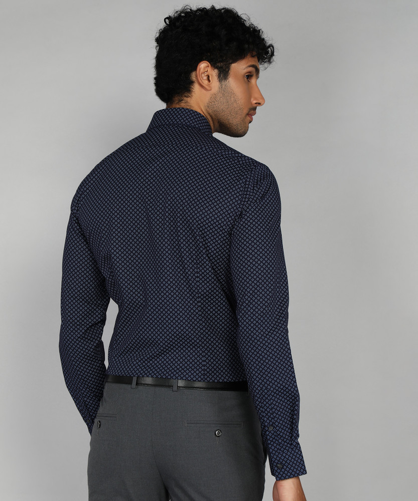 Calvin klein 2025 navy blue shirt