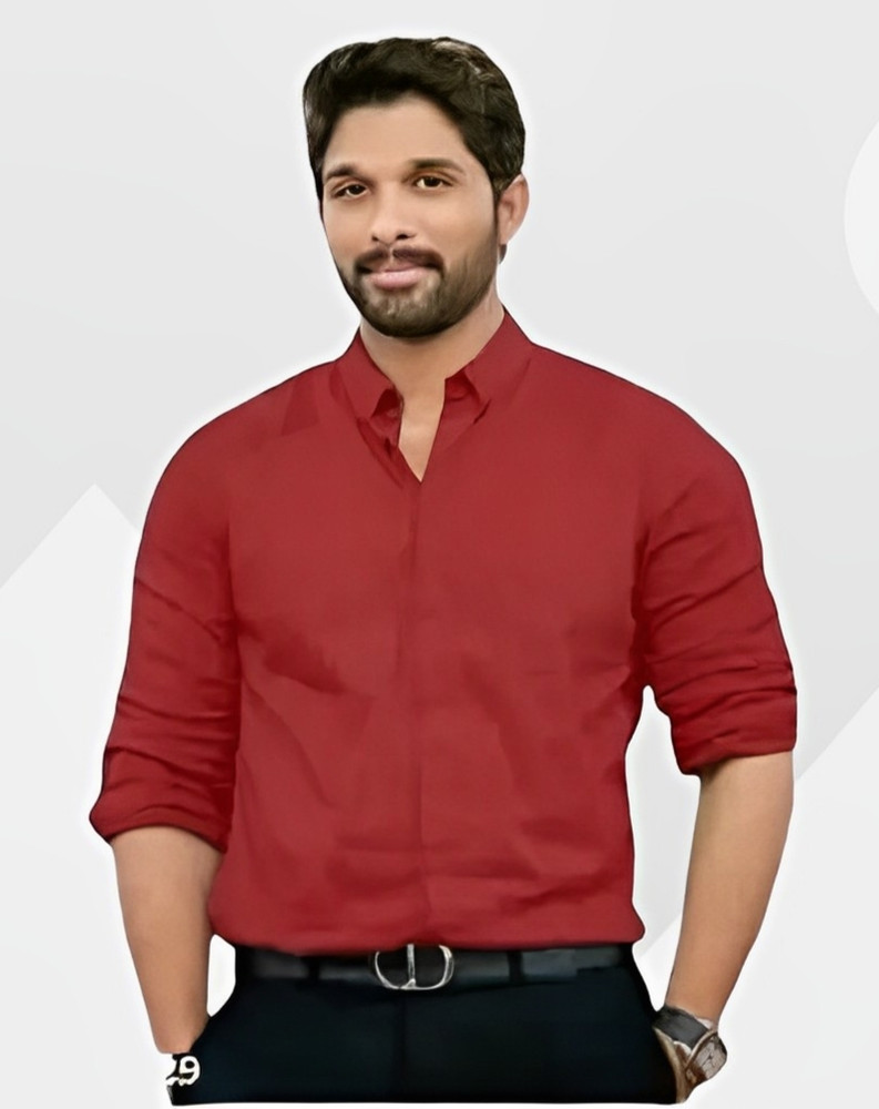 SVAHA Men Solid Casual Red Shirt Buy SVAHA Men Solid Casual Red Shirt Online at Best Prices in India Flipkart