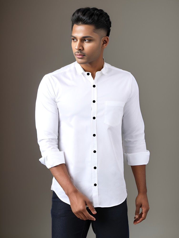 H and m white shirt outlet mens