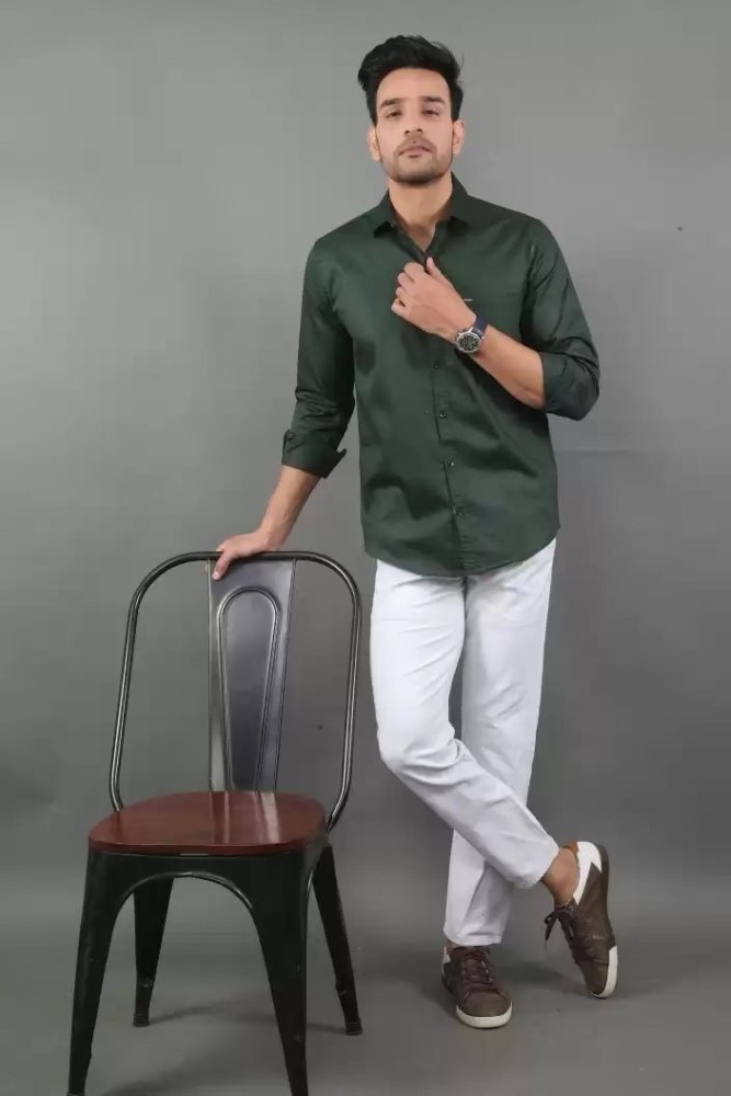 LOUIS PHILIPPE Men Self Design Formal Green Shirt  Buy LOUIS PHILIPPE Men  Self Design Formal Green Shirt Online at Best Prices in India  Flipkartcom