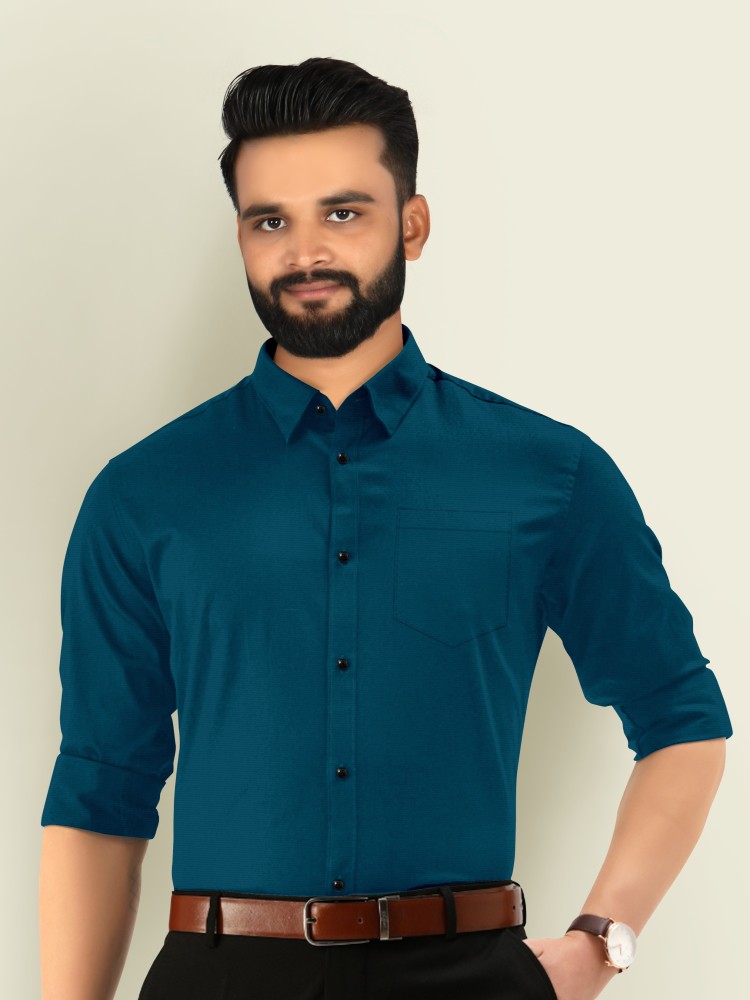 peacock color shirt