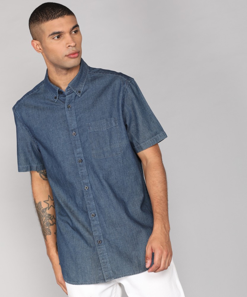 Marks and spencer mens casual short sale sleeve shirts