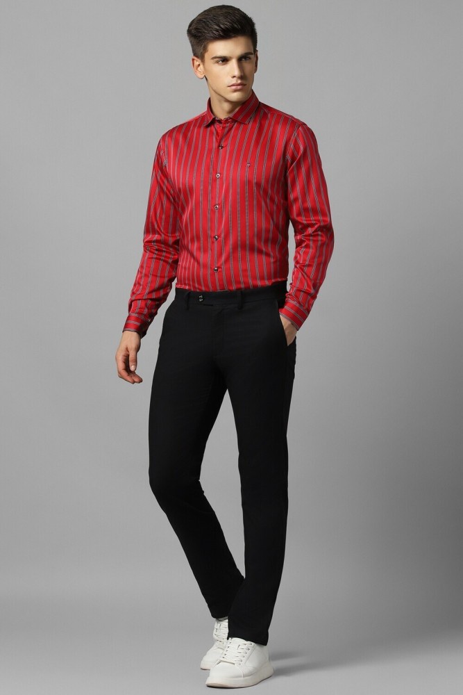 Buy Louis Philippe Men's Formal Shirt (8907153815968_LPSF1M00028_38_Red) at