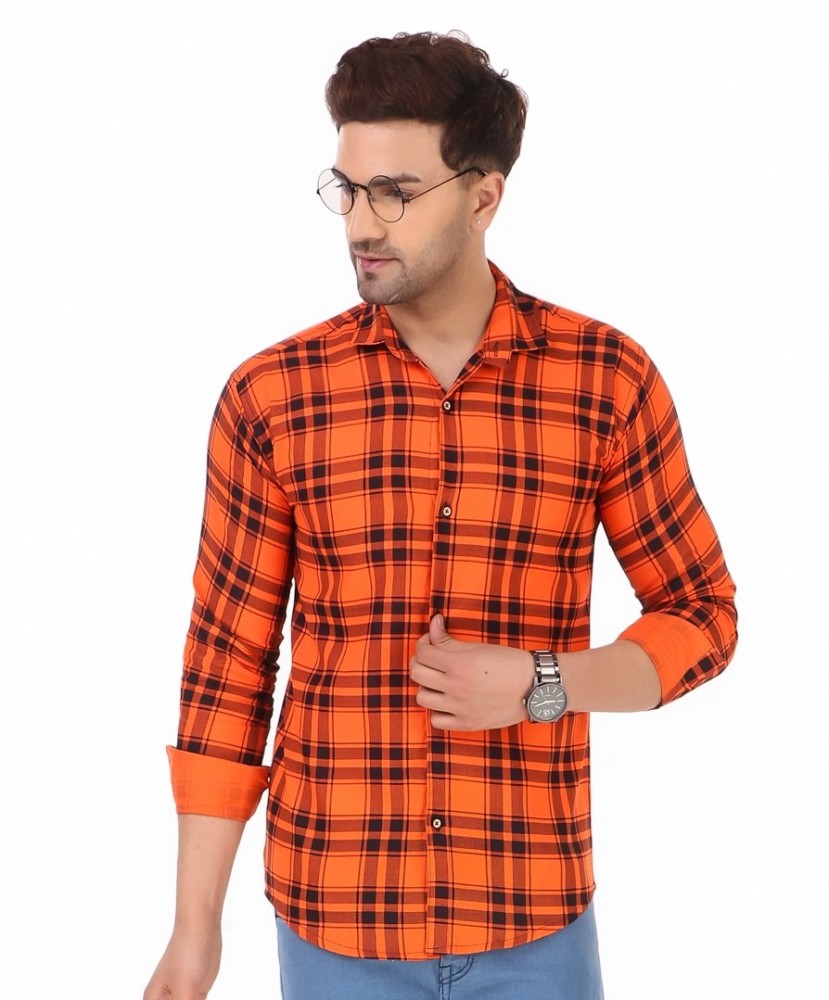 Buy Plus91 Men Solid Casual Pink Shirt Online at Best Prices in