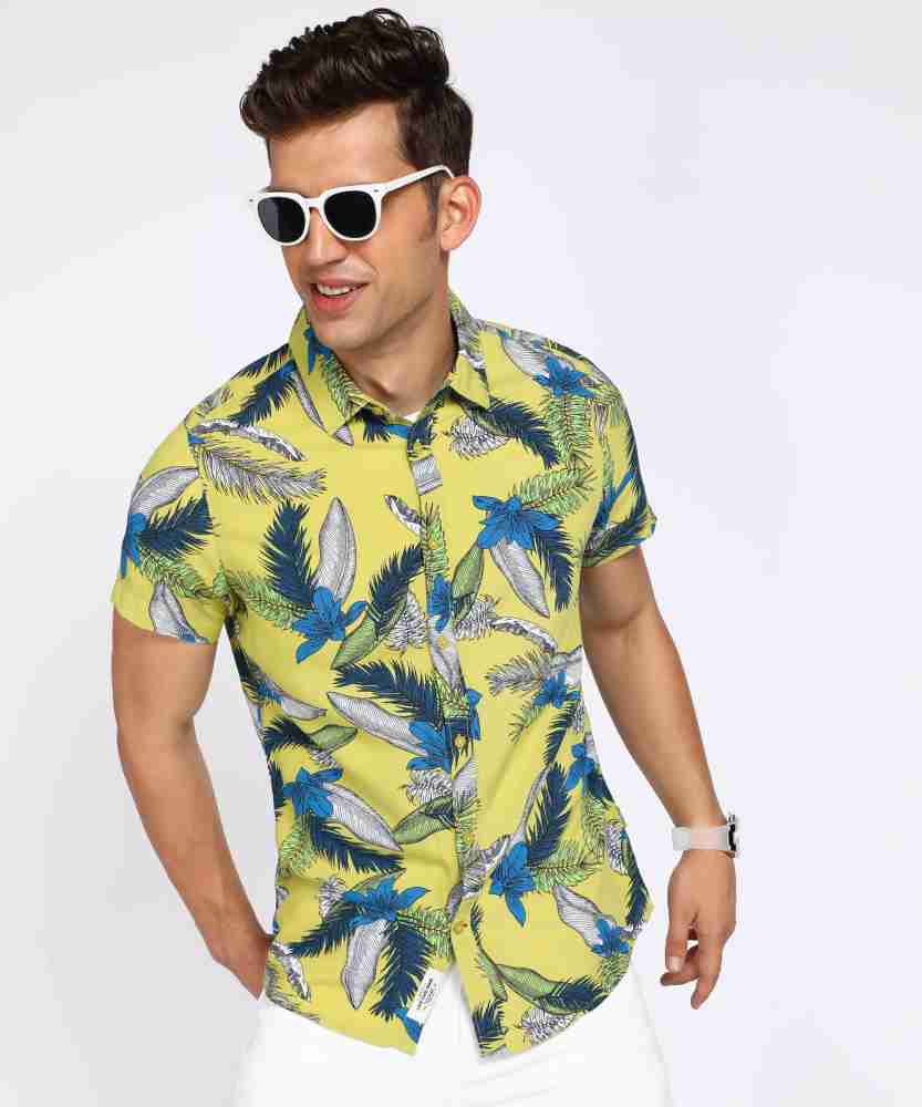 being human floral print shirt