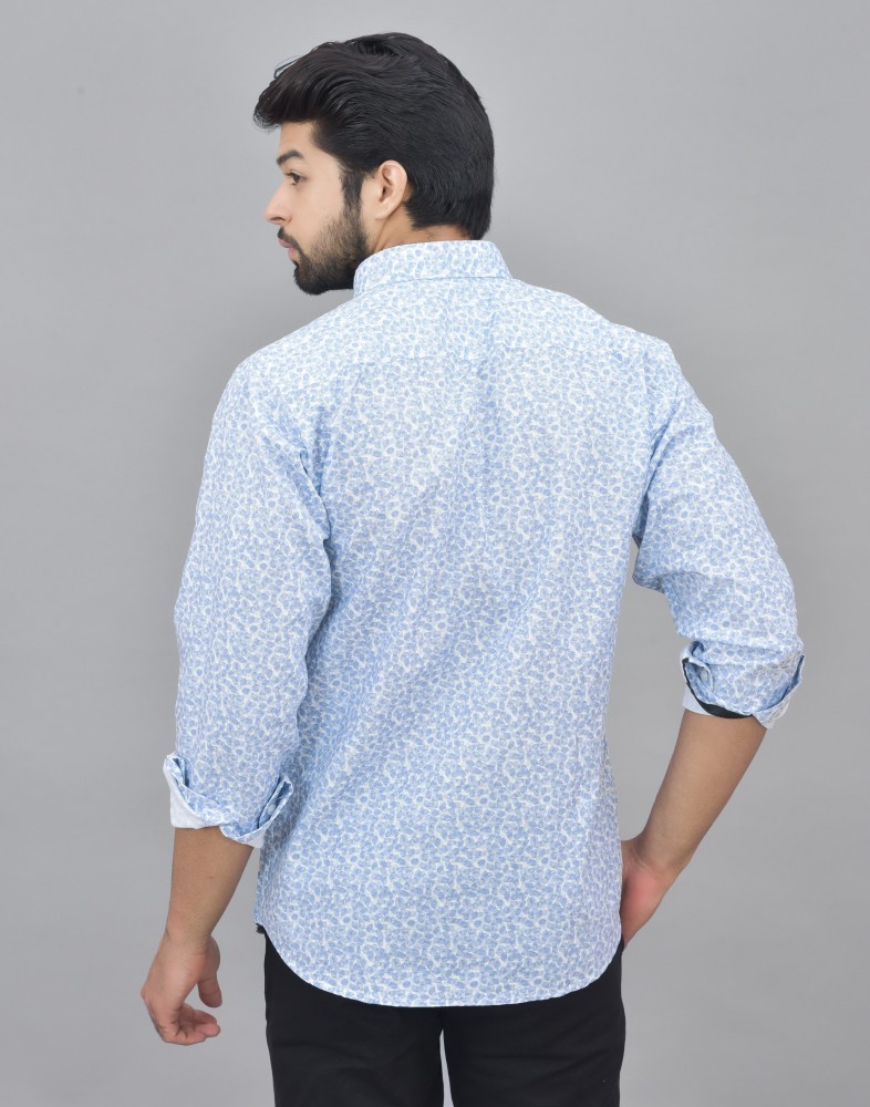 naarimart Men Solid Casual Blue Shirt - Buy naarimart Men Solid Casual Blue  Shirt Online at Best Prices in India