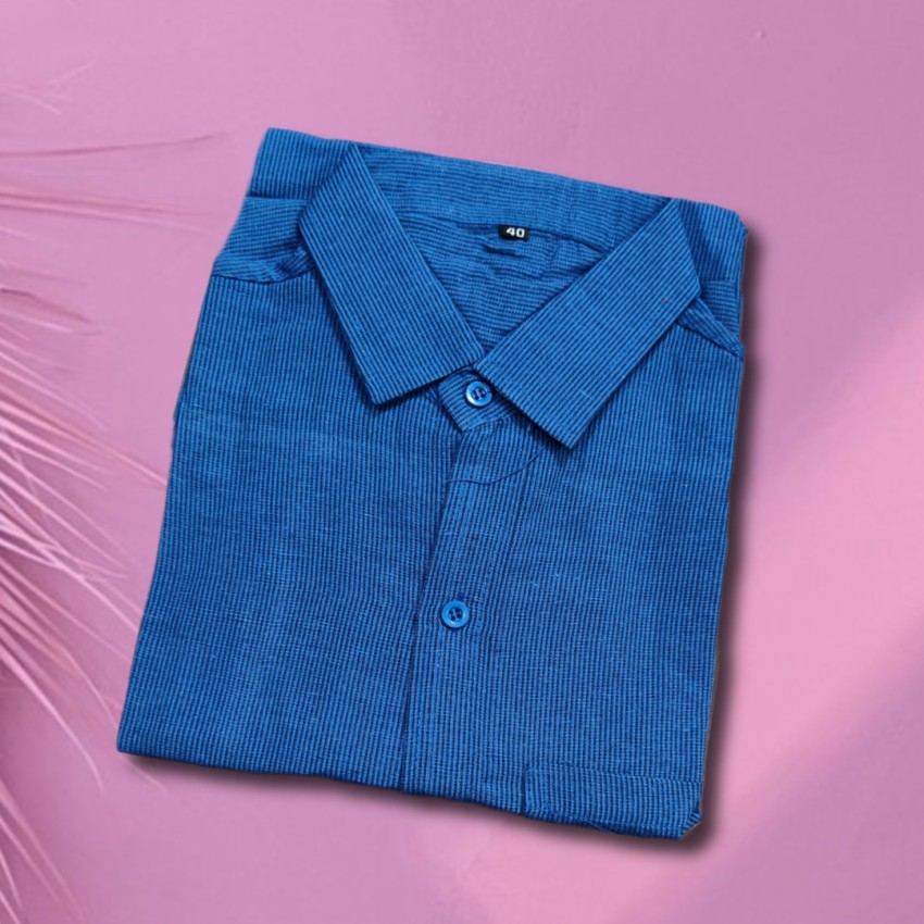 Solid Color Casual Shirt For Men-Pluspoint