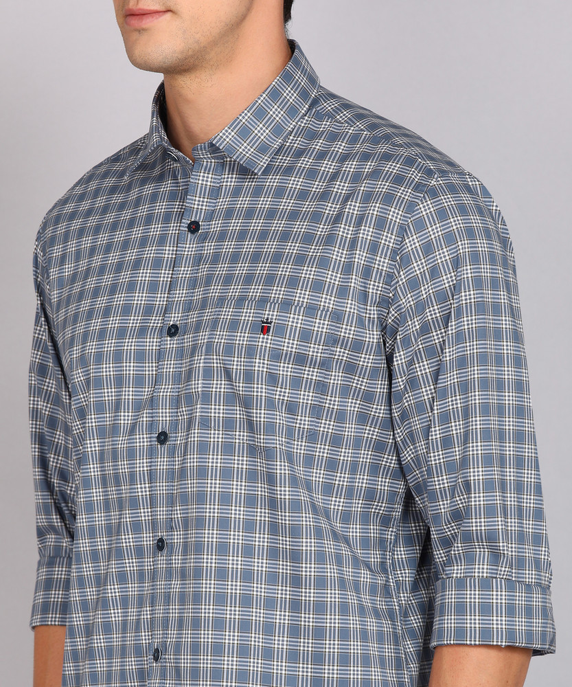 Louis Philippe Sport Men Checkered Casual Blue Shirt Buy Louis Philippe Sport Men Checkered Casual Blue Shirt Online at Best Prices in India Flipkart