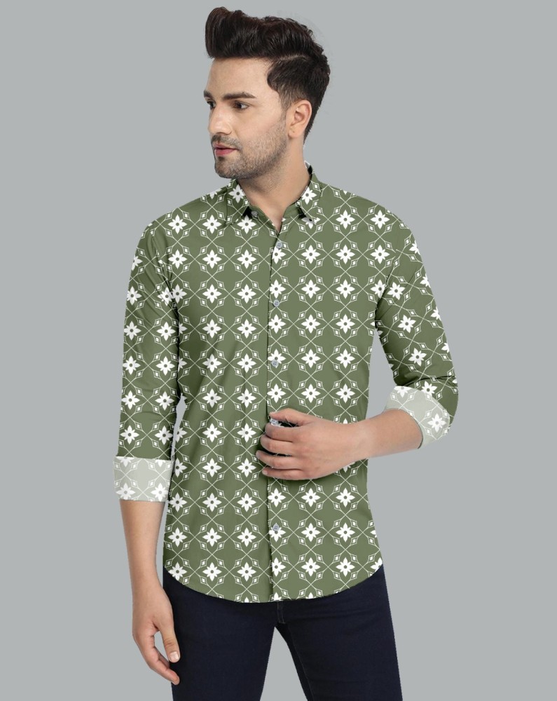 Buy Green Shirts for Men by Campus Sutra Online