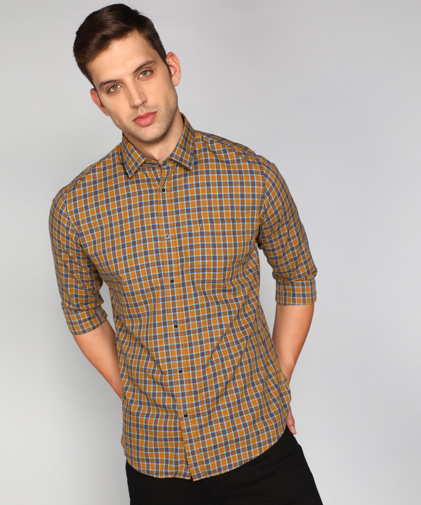 Van heusen sport cheap men's checkered casual shirt