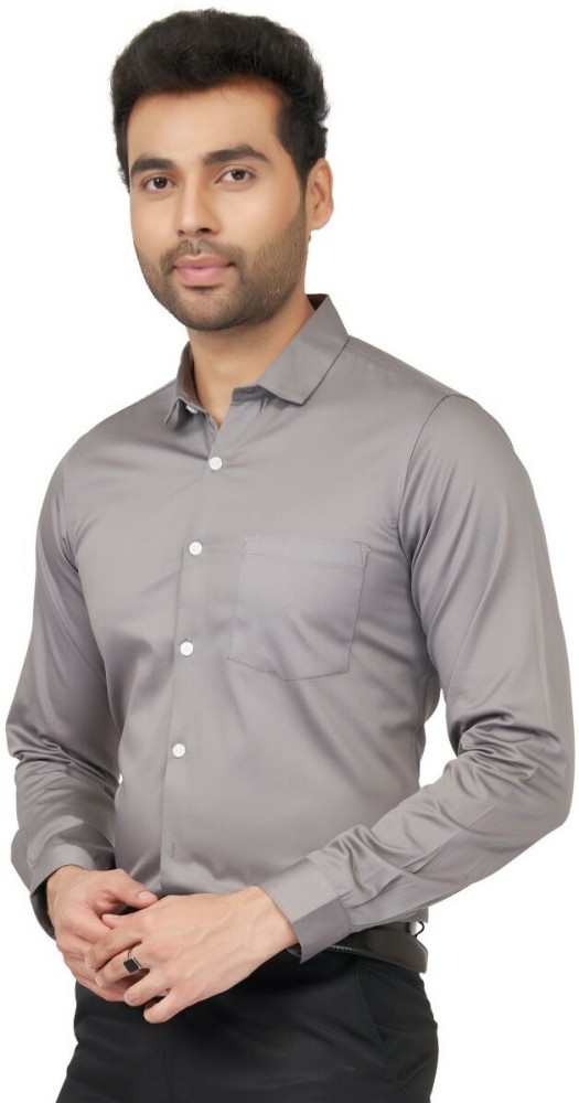 grey colour formal shirt