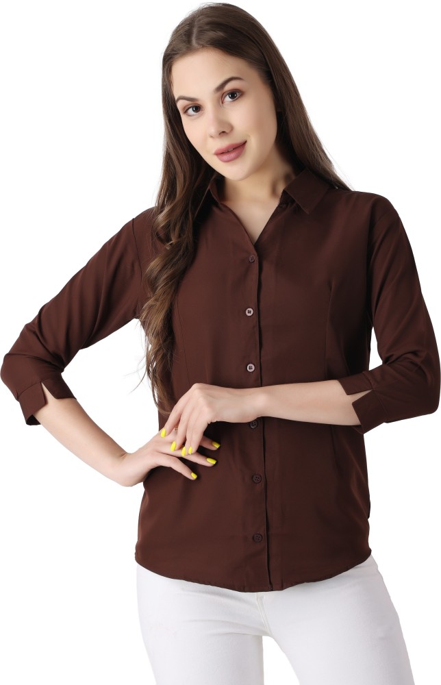 Girls brown shop shirt