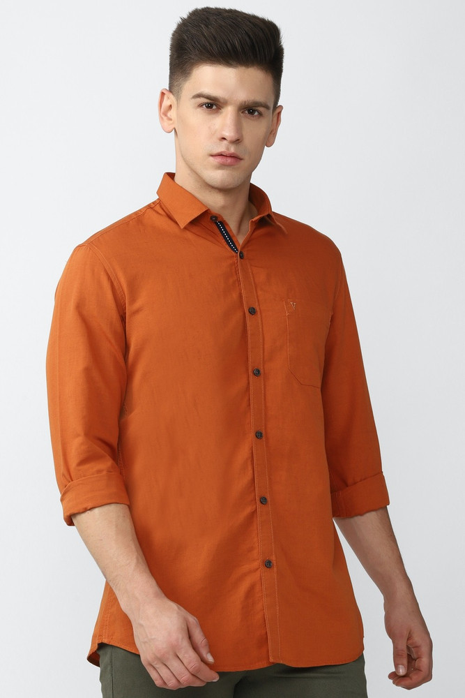 Van heusen shop orange dress shirt