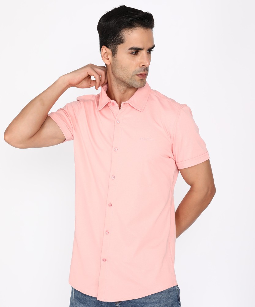 BEING HUMAN Men Solid Casual Pink Shirt Buy BEING HUMAN Men Solid Casual Pink Shirt Online at Best Prices in India Flipkart