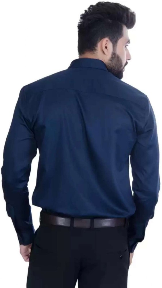 SOUNDRYAFABRIC Men Solid Casual Dark Blue Shirt Buy SOUNDRYAFABRIC Men Solid Casual Dark Blue Shirt Online at Best Prices in India Flipkart