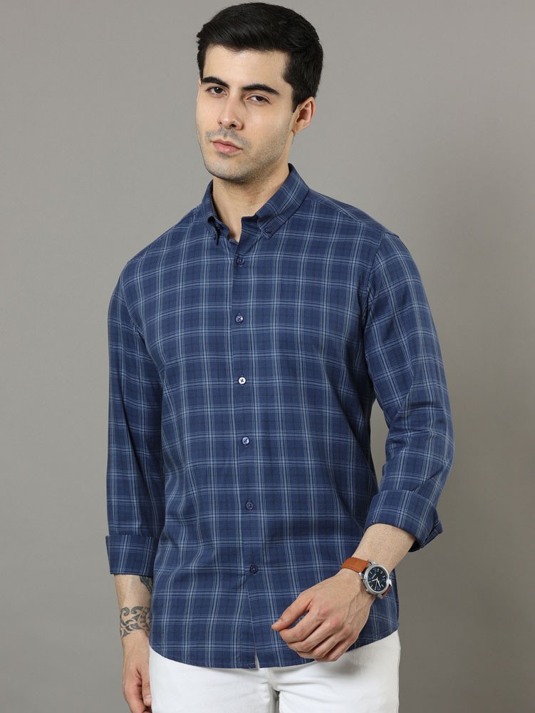 Charcoal Grey Checks Shirt – Bushirt