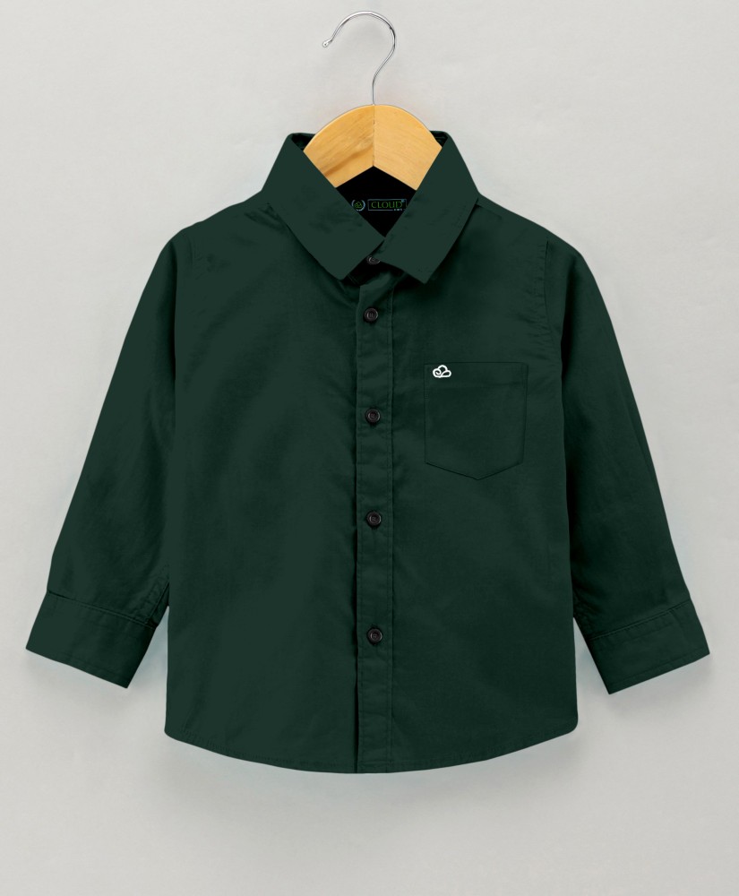 boys green shirt