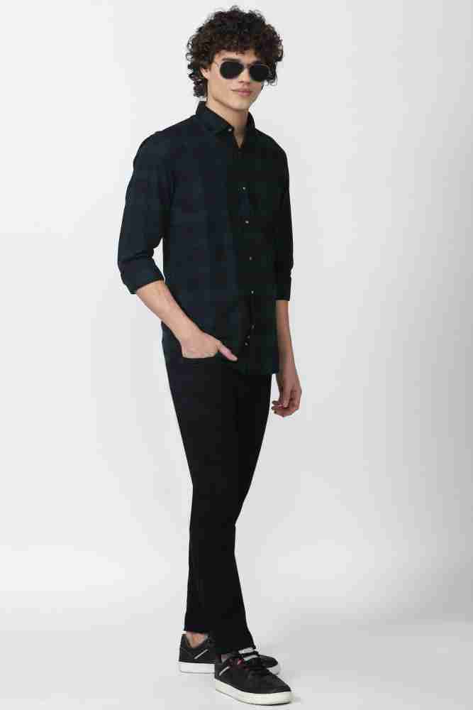 Peter England Black Pant Matching Shirt - Get Best Price from