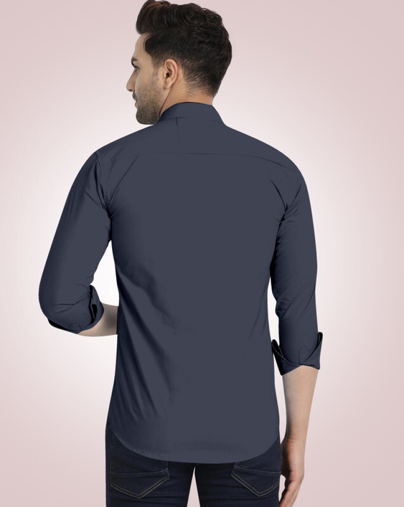 Grey shirt online plain