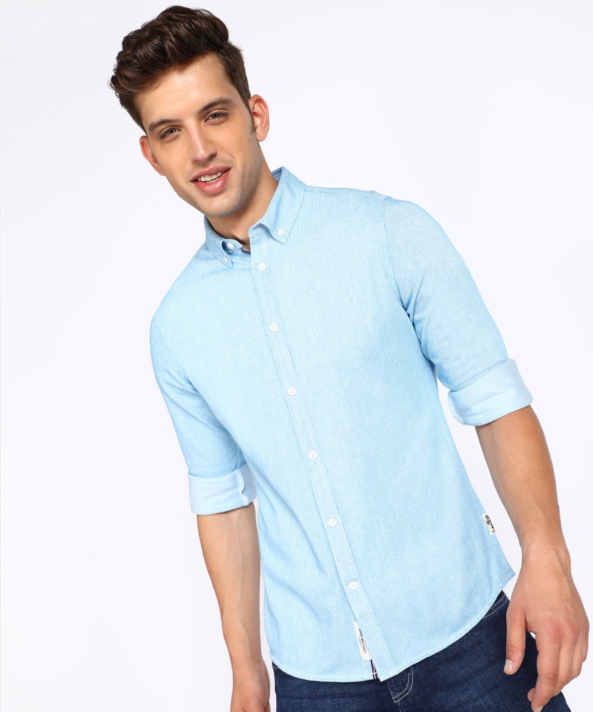 Being human blue outlet shirt