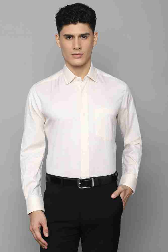 Buy Louis Philippe Men Grey & Black Slim Fit Self Design Formal