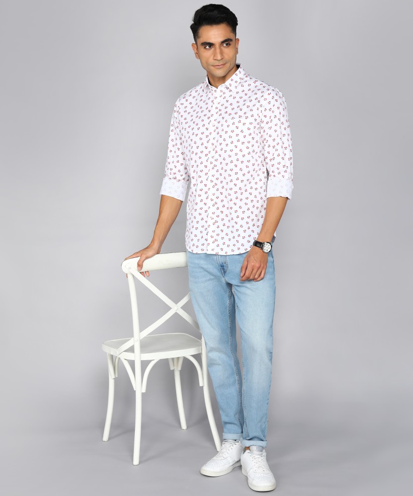 Raymond store jeans shirt