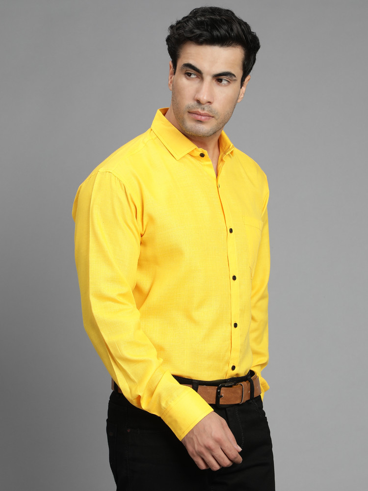 D Liya Men Solid Formal Yellow Shirt Buy D Liya Men Solid Formal Yellow Shirt Online at Best Prices in India Flipkart