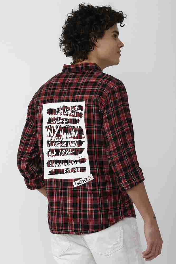 Gingham shirt forever 21 sale