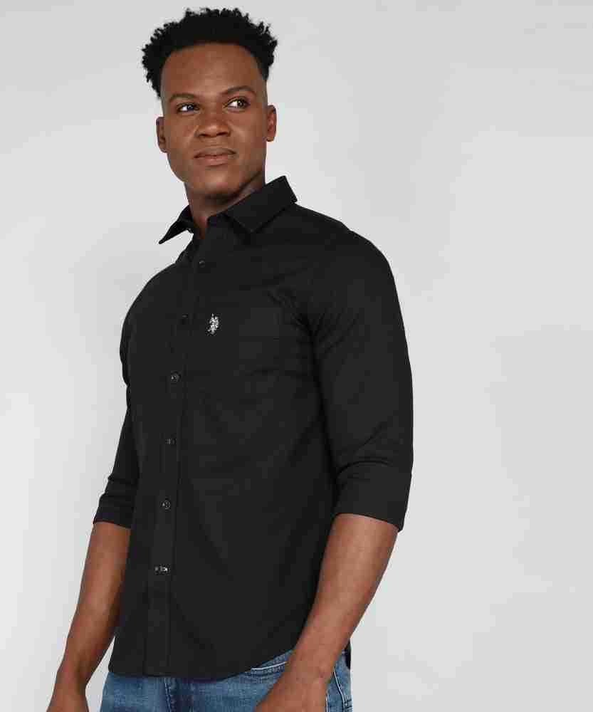 Mens black cheap ralph lauren shirt