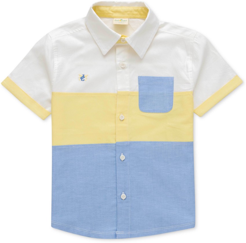 JusCubs Boys Checkered Casual Multicolor Shirt - Buy JusCubs Boys