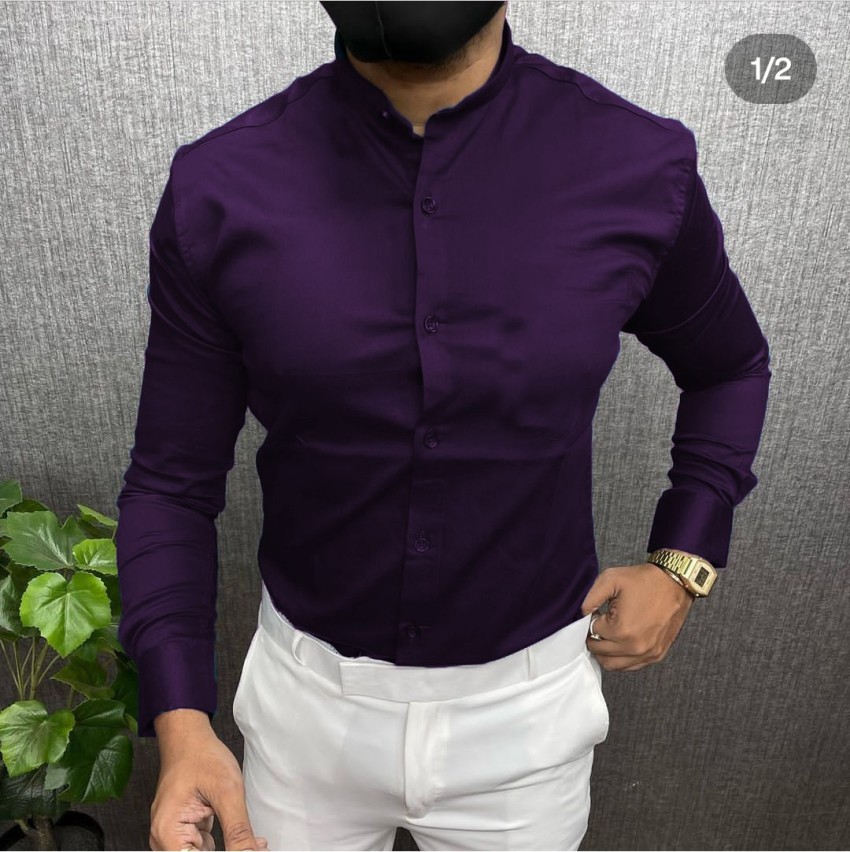 Shirt purple hot sale