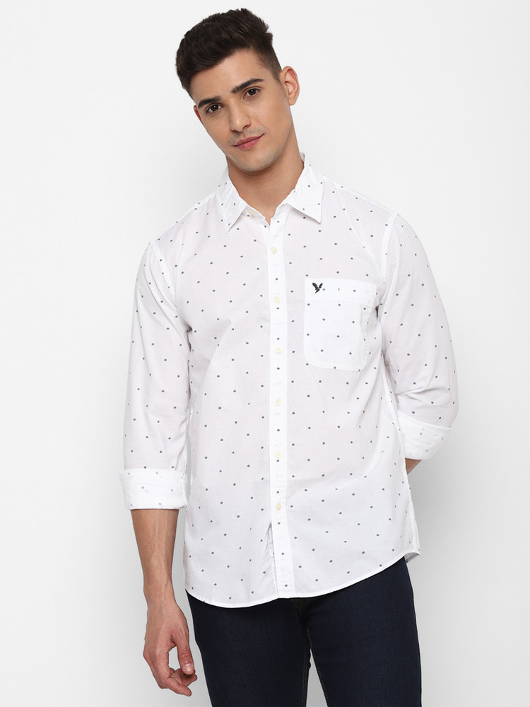american eagle polka dot top