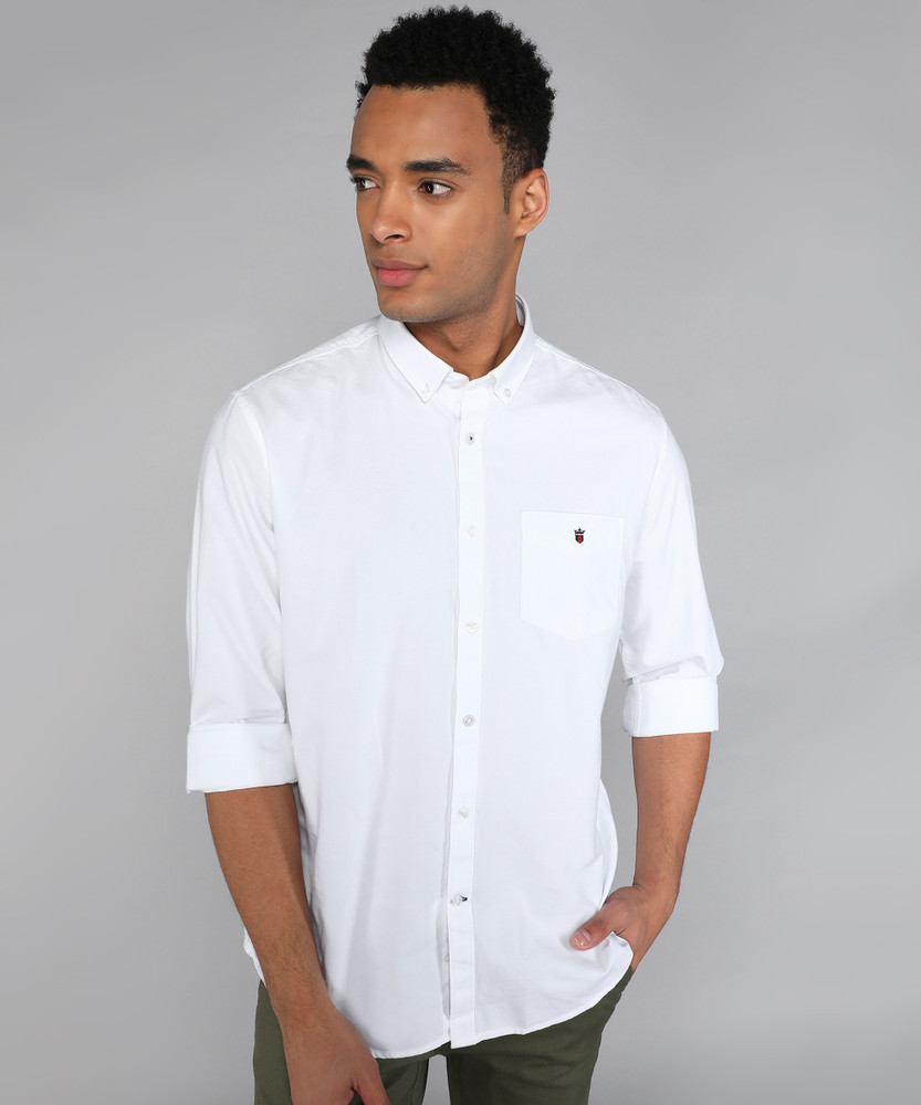 Louis Philippe Sport Men Solid Casual White Shirt Buy Louis Philippe Sport Men Solid Casual White Shirt Online at Best Prices in India Flipkart