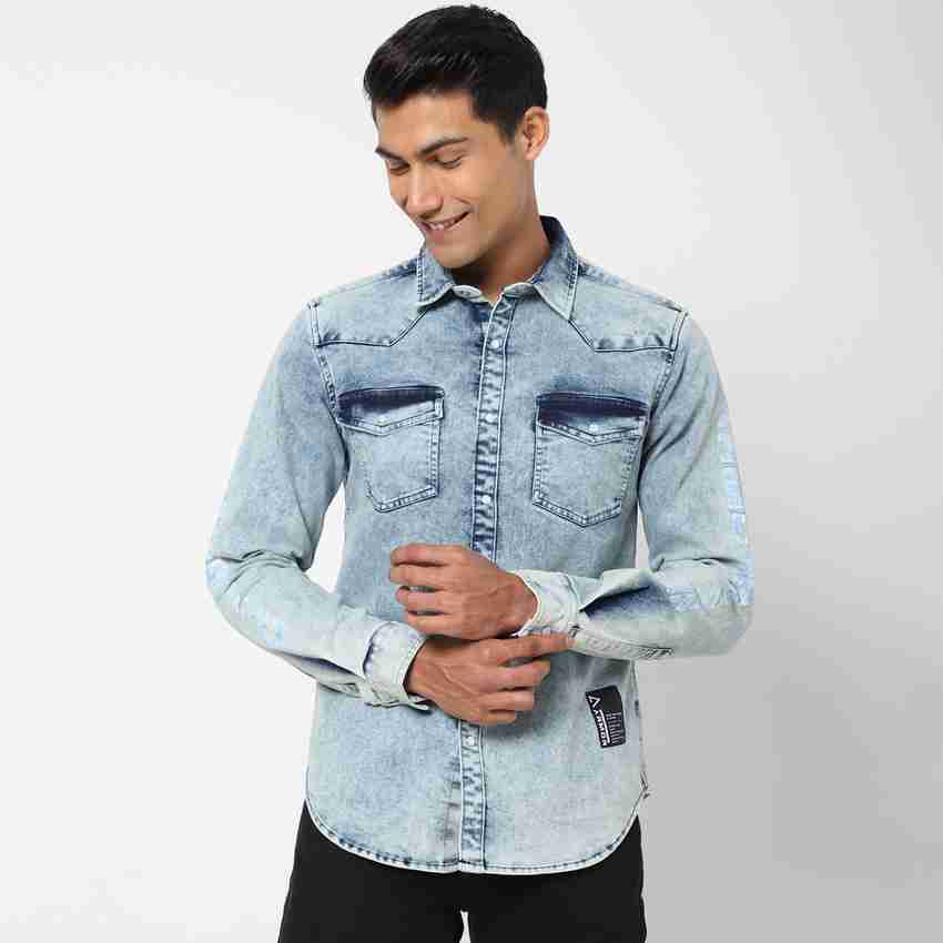 Pantaloons cheap denim shirt