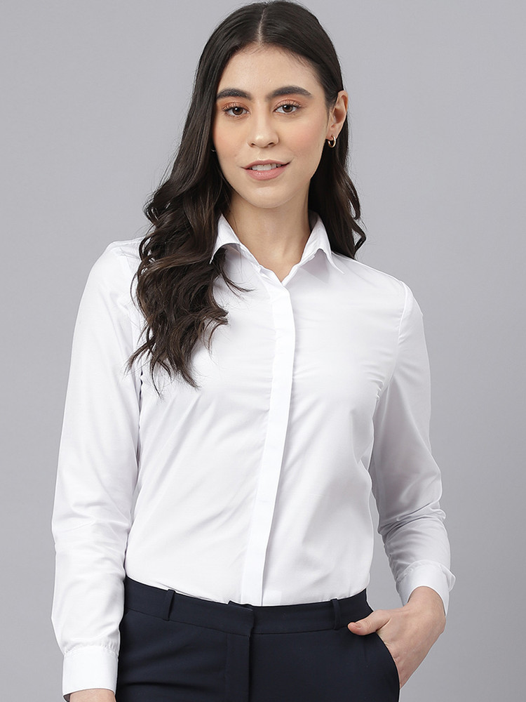 navy and white shirt womens