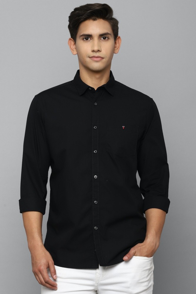 Jwala Men Solid Casual Black Shirt - Buy Jwala Men Solid Casual Black Shirt  Online at Best Prices in India