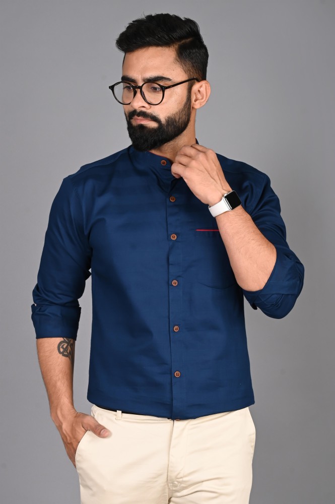 Blue shirt cheap combination pant