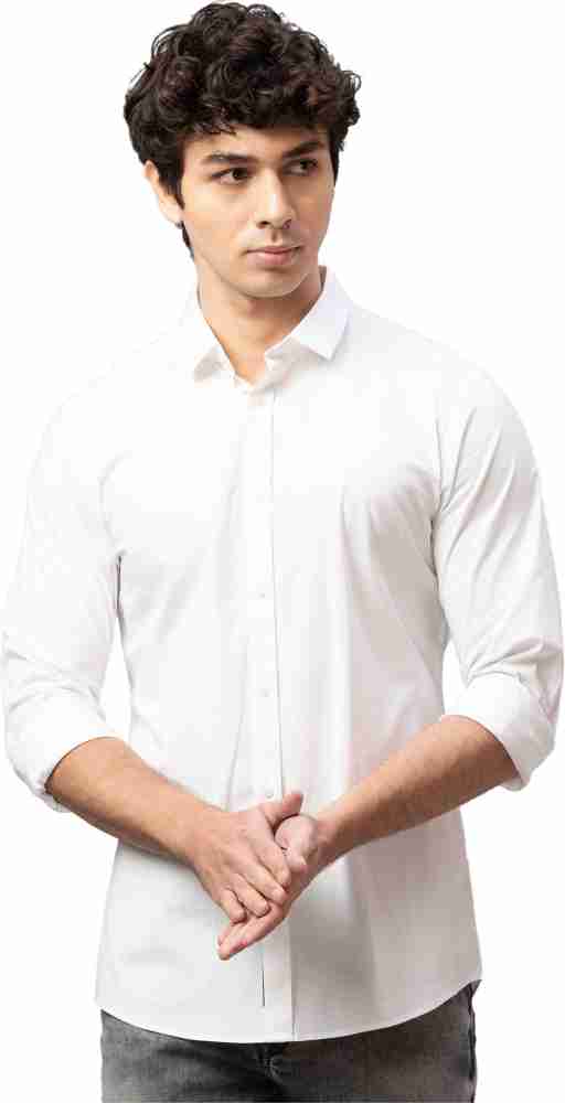 BEING HUMAN Men Solid Casual White Shirt Buy BEING HUMAN Men Solid Casual White Shirt Online at Best Prices in India Flipkart