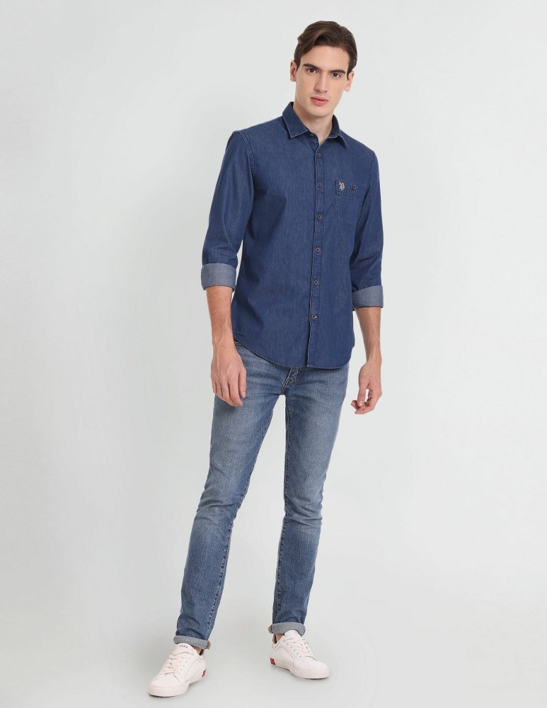 Camisa best sale blue jean