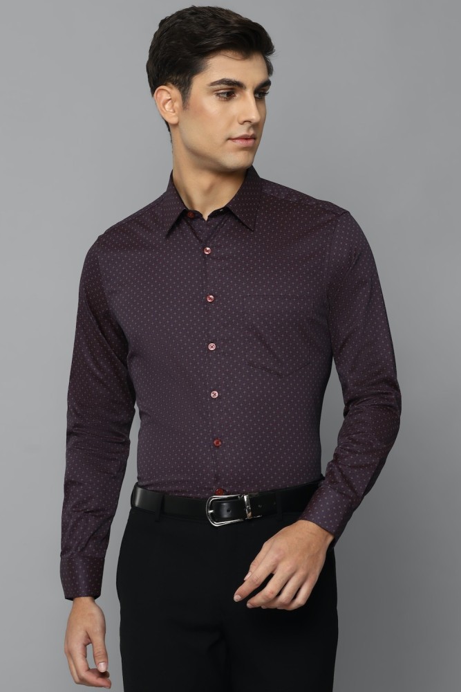 Buy Maroon Shirts for Men by LOUIS PHILIPPE Online