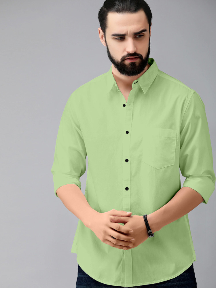 faint green colour shirt