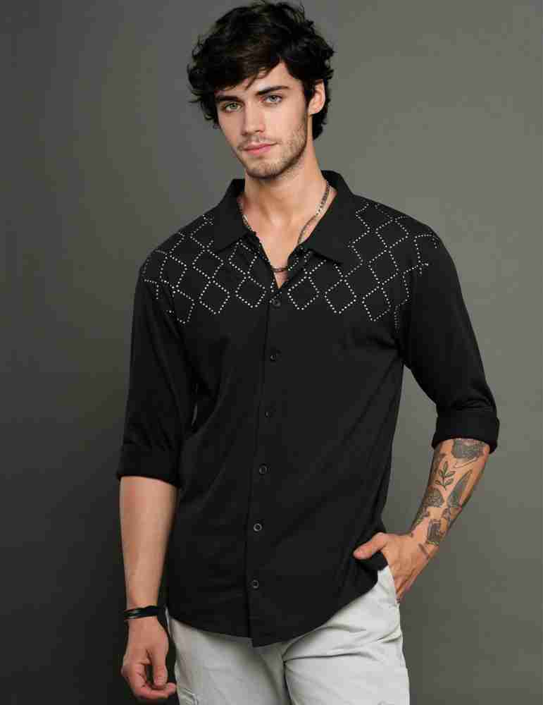 Buy Black Tshirts for Men by LEWEL Online