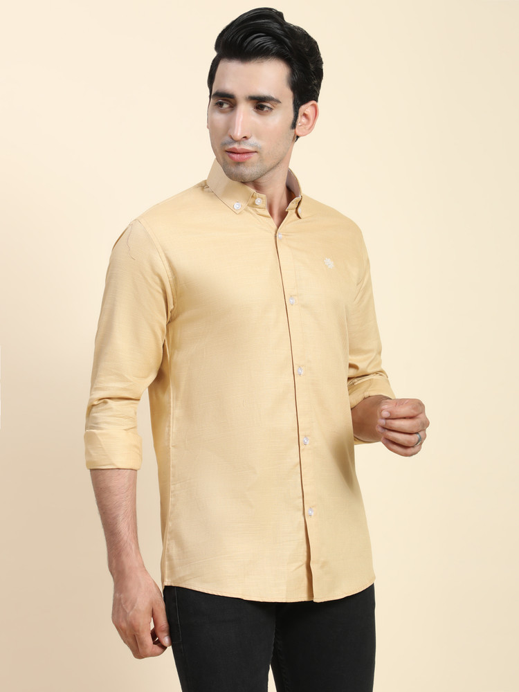 Cream colour shop plain shirt