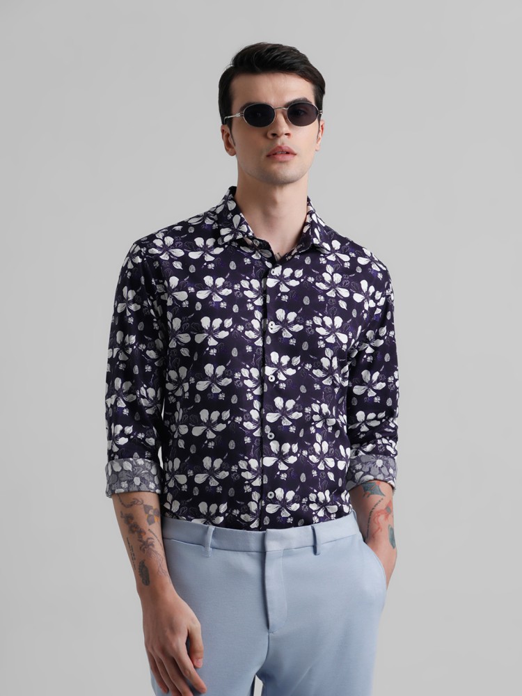 Jack & Jones Casual Shirts : Buy Jack & Jones Men Embellished White Shirt  Online