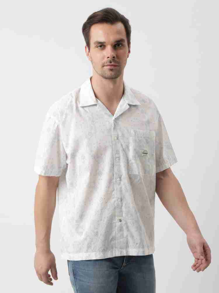 Wrangler Resort Short Sleeved Shirt - Worn In White