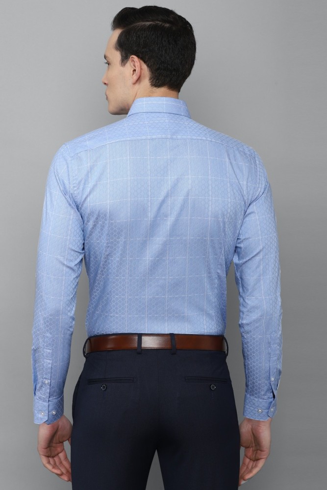 Louis Philippe Formal Shirts : Buy Louis Philippe Men Light Blue