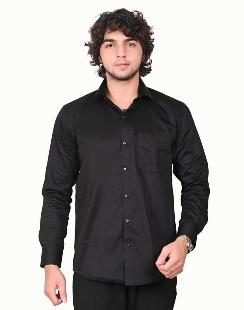 9 4 fashion Men Solid Formal Black Shirt Buy 9 4 fashion Men Solid Formal Black Shirt Online at Best Prices in India Flipkart