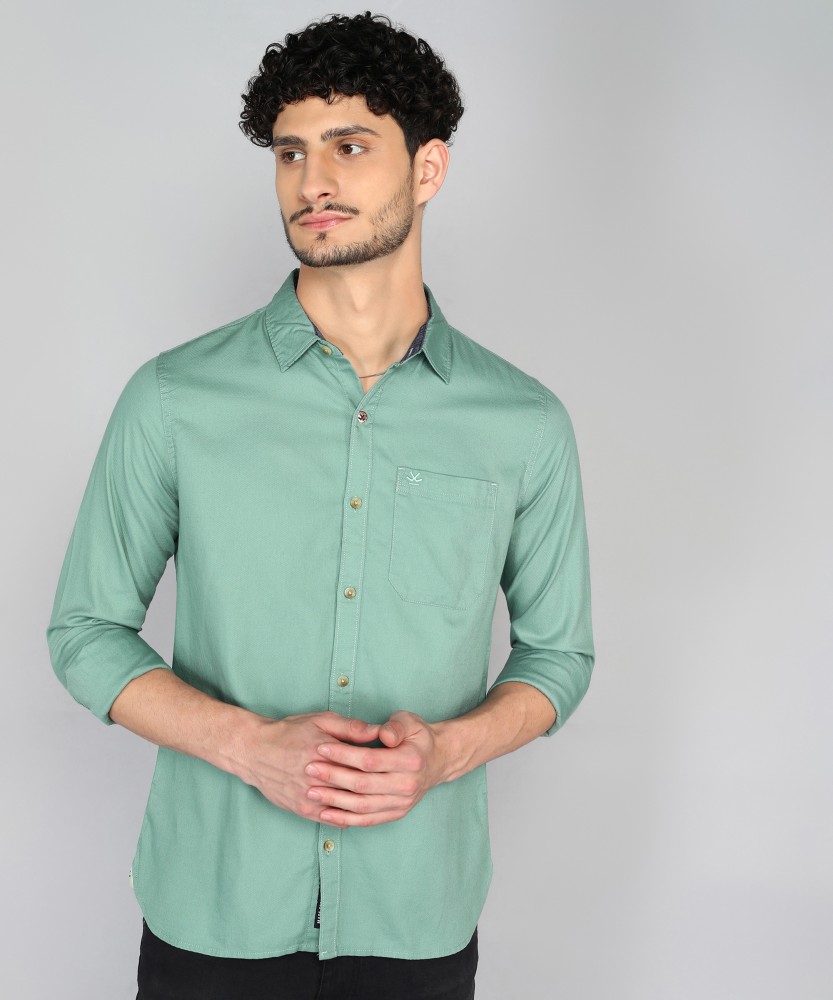 wrogn green shirt